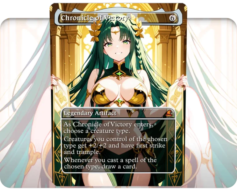 Chronicle of Victory custom MTG proxy single card artwork
