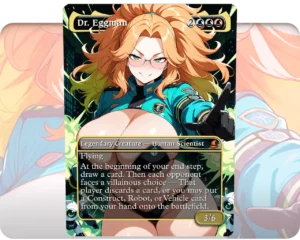 Dr. Eggman custom MTG proxy single card artwork