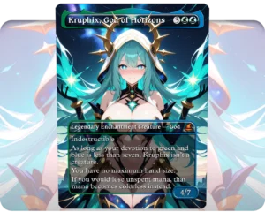 Kruphix, God of Horizons custom MTG proxy single card artwork