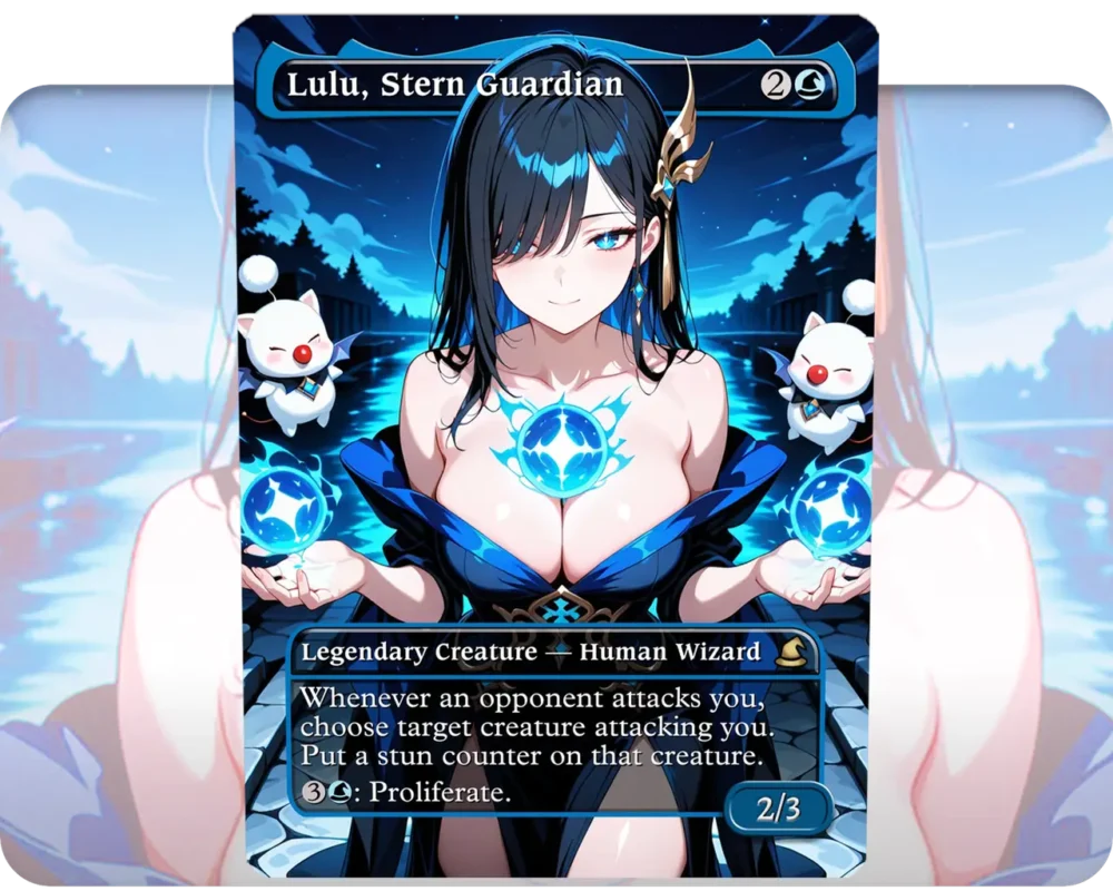 Lulu, Stern Guardian custom MTG proxy single card artwork