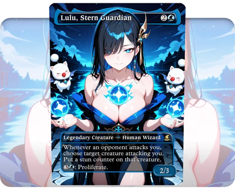 Lulu, Stern Guardian custom MTG proxy single card artwork