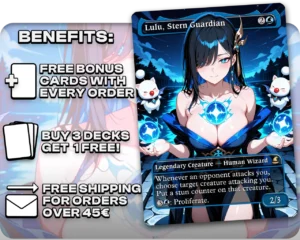 Lulu, Stern Guardian proxy card promotional artwork