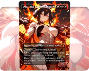 Ozai, the Phoenix King custom MTG proxy single card artwork