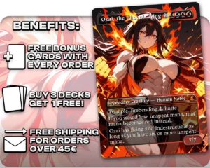 Ozai, the Phoenix King proxy card promotional artwork