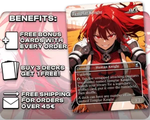 Templar Knight proxy card promotional artwork