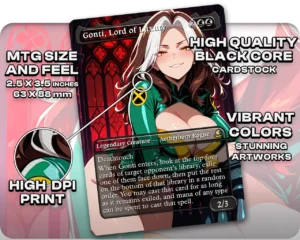 Rogue (X-men) - Gonti, Lord of Luxury proxy card size and print guide