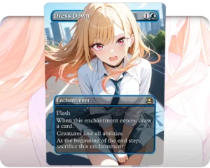 Marin Kitagawa (Adult Version) - Dress Down custom MTG proxy single card artwork