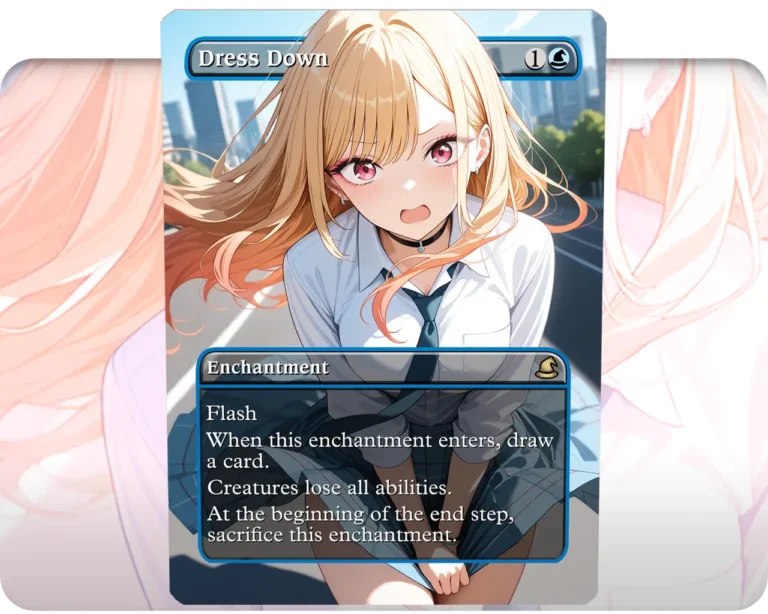 Marin Kitagawa (Adult Version) - Dress Down custom MTG proxy single card artwork
