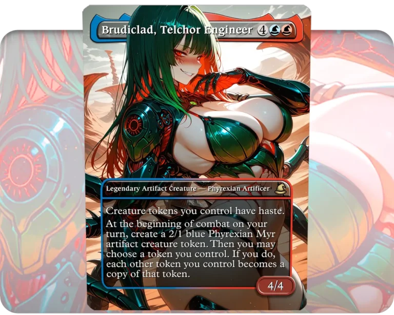 Brudiclad, Telchor Engineer custom MTG proxy single card artwork