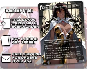 Elenda, the Dusk Rose proxy card promotional artwork