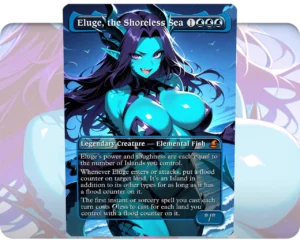 Eluge, the Shoreless Sea custom MTG proxy single card artwork