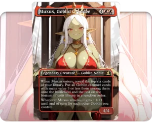 Muxus, Goblin Grandee custom MTG proxy single card artwork