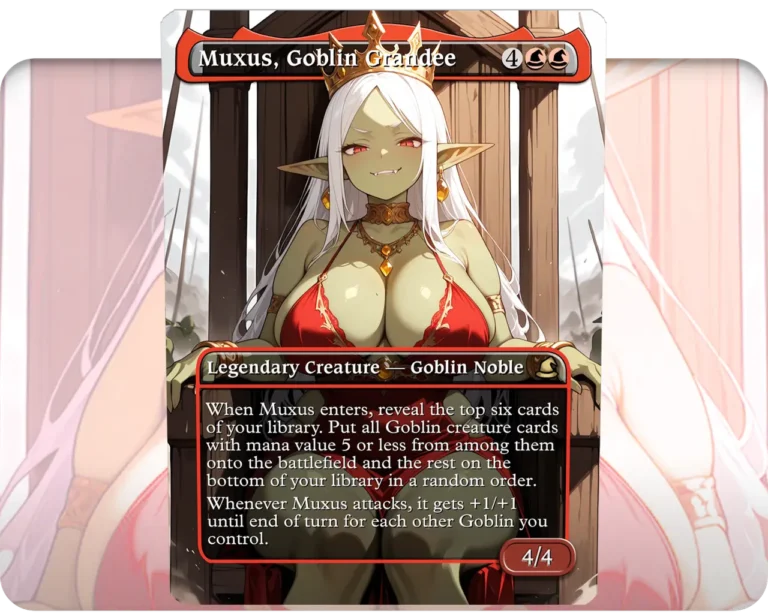 Muxus, Goblin Grandee custom MTG proxy single card artwork
