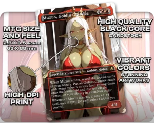 Muxus, Goblin Grandee proxy card size and print guide