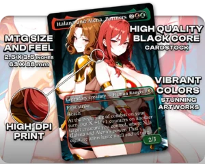 Halana and Alena, Partners proxy card size and print guide