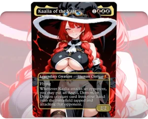 Irene Belserion (Fairy Tail) - Kaalia of the Vast custom MTG proxy single card artwork