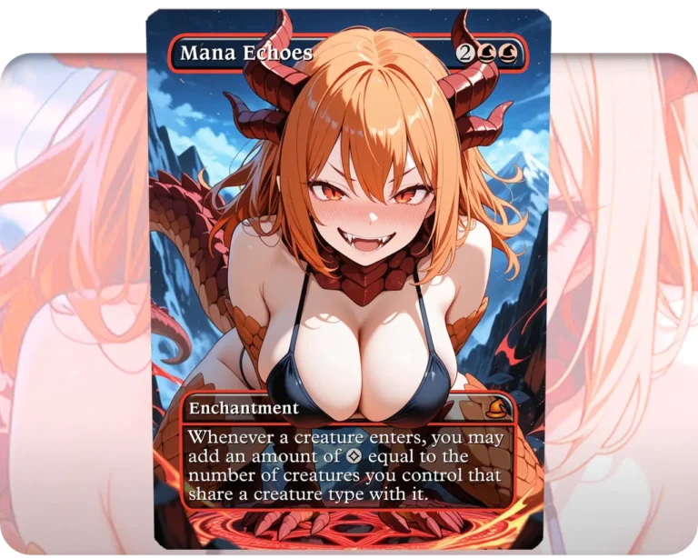 Mana Echoes custom MTG proxy single card artwork