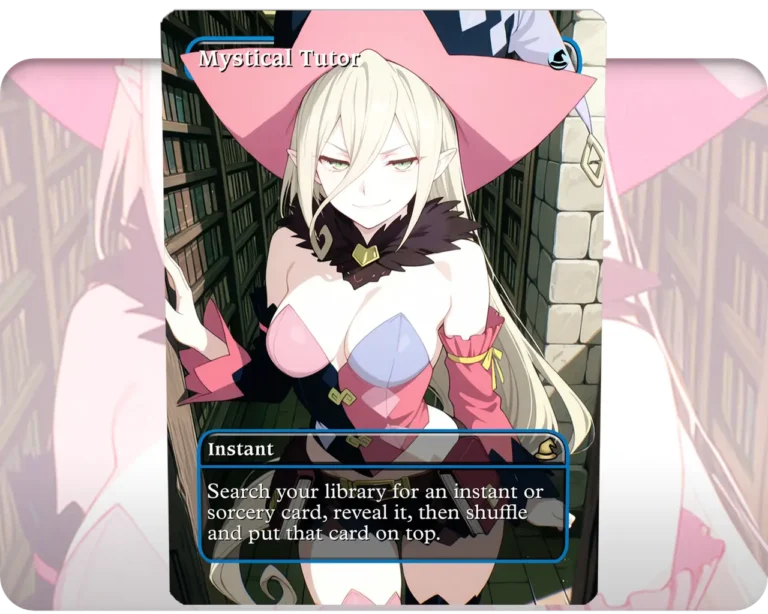 Magilou (Tales of Berseria) - Mystical Tutor custom MTG proxy single card artwork