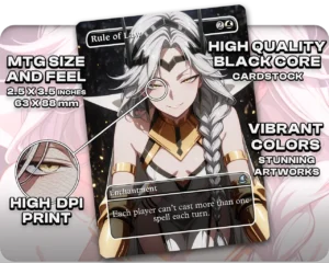 Queen (To be Hero X) - Rule of Law proxy card size and print guide