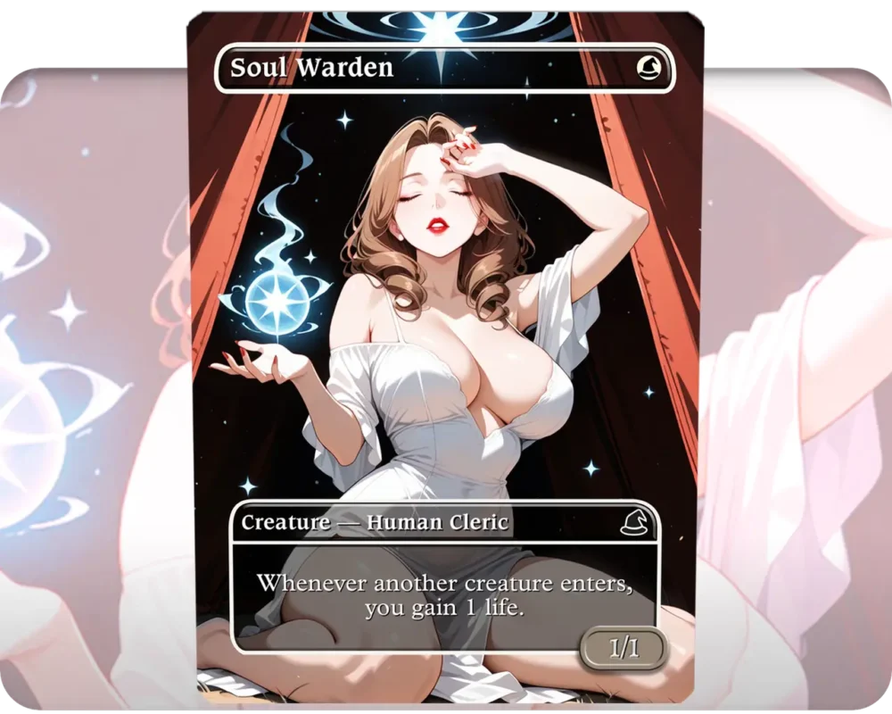 Soul Warden custom MTG proxy single card artwork