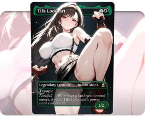 Tifa Lockhart custom MTG proxy single card artwork