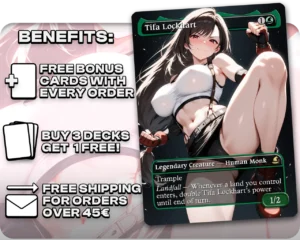 Tifa Lockhart proxy card promotional artwork
