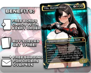 Tifa, Martial Artist proxy card promotional artwork