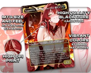 Vaevictis Asmadi, the Dire proxy card size and print guide