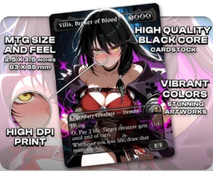 Velvet Crowe (Tales of Berseria) - Vilis, Broker of Blood proxy card size and print guide