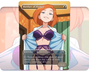 Ann Possible (Kim Possible) - Mother of Runes custom MTG proxy single card artwork