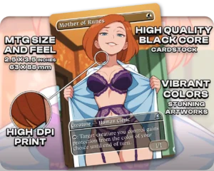 Ann Possible (Kim Possible) - Mother of Runes proxy card size and print guide