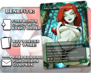 Poison Ivy (DC) - Saryth, the Viper's Fang proxy card promotional artwork