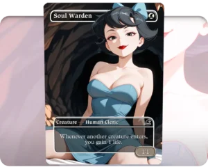 Betty Rubble (The Flintstones) - Soul Warden custom MTG proxy single card artwork