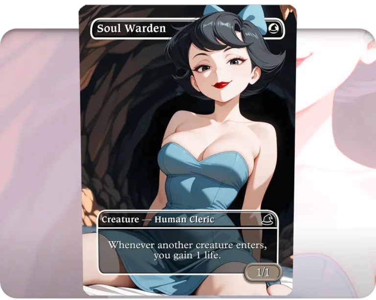Betty Rubble (The Flintstones) - Soul Warden custom MTG proxy single card artwork