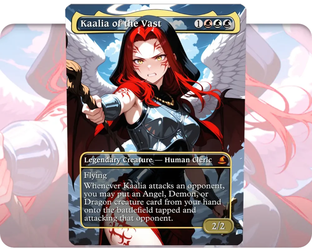 Kaalia of the Vast v2 custom MTG proxy single card artwork