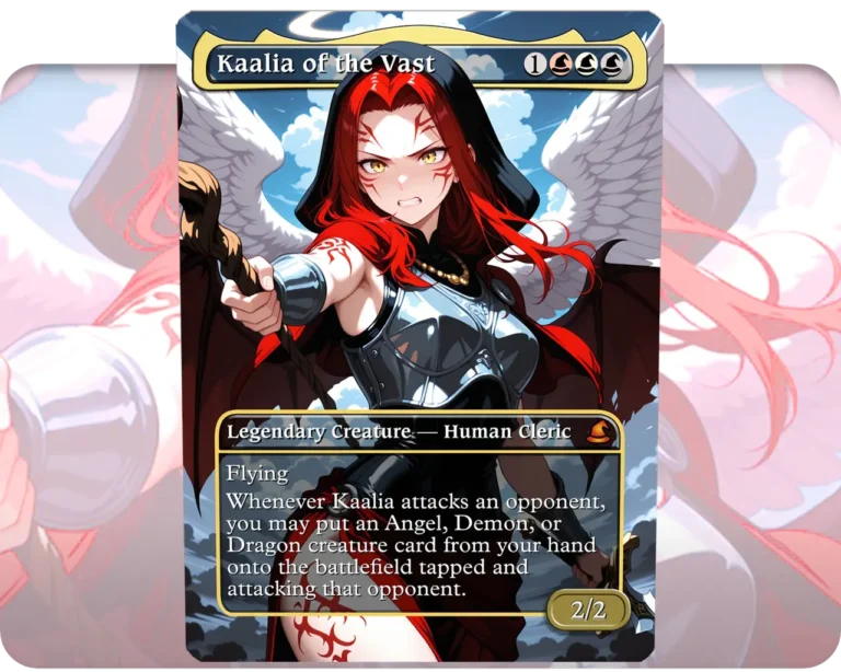 Kaalia of the Vast v2 custom MTG proxy single card artwork
