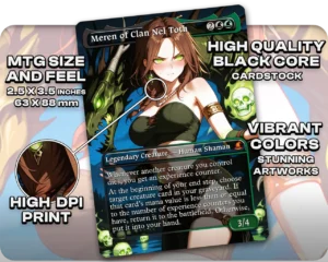 Meren of Clan Nel Toth v2 proxy card size and print guide
