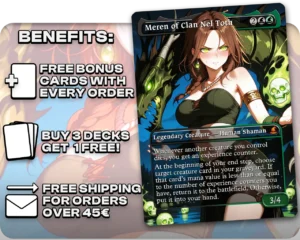 Meren of Clan Nel Toth v2 proxy card promotional artwork