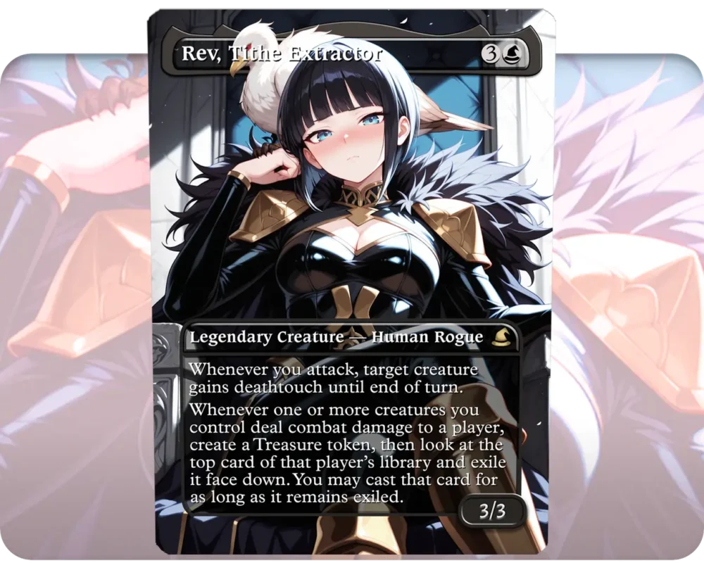 Rev, Tithe Extractor custom MTG proxy single card artwork