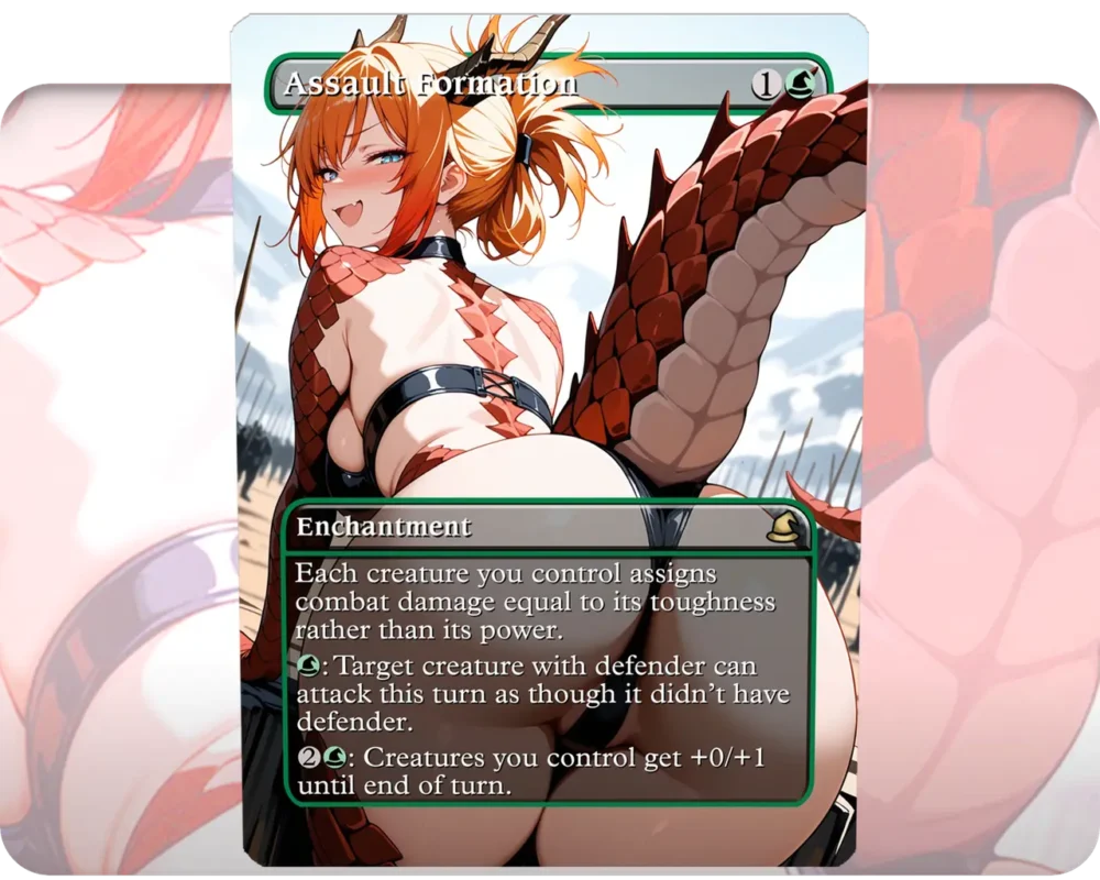 Assault Formation custom MTG proxy single card artwork