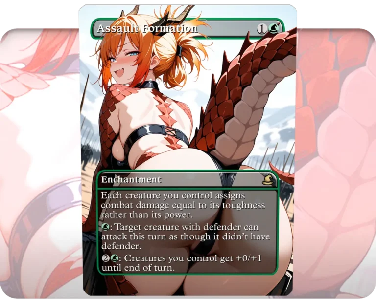 Assault Formation custom MTG proxy single card artwork