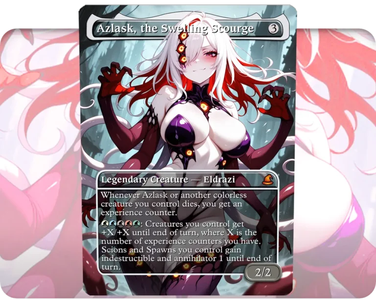 Azlask, the Swelling Scourge custom MTG proxy single card artwork