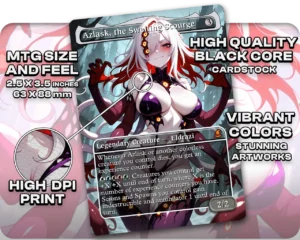 Azlask, the Swelling Scourge proxy card size and print guide