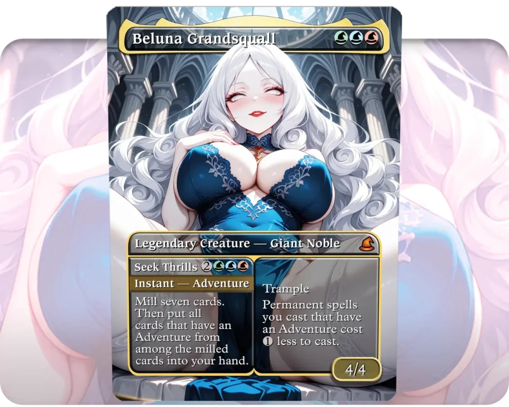 Beluna Grandsquall custom MTG proxy single card artwork