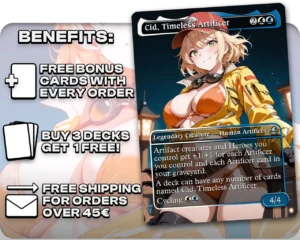 Cindy (FFXV) - Cid, Timeless Artificer proxy card promotional artwork