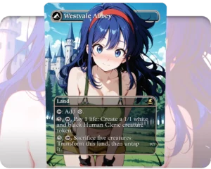 Launch (Dragon Ball) - Westvale Abbey custom MTG proxy single card artwork
