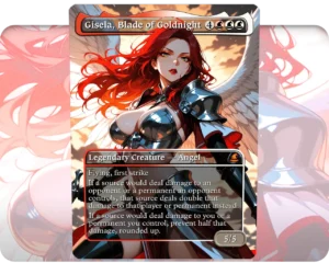 Gisela, Blade of Goldnight custom MTG proxy single card artwork