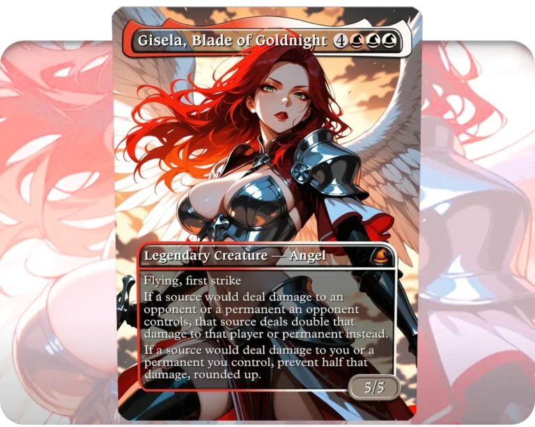 Gisela, Blade of Goldnight custom MTG proxy single card artwork