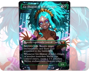 Go-Shintai of Life's Origin (Gyaru) custom MTG proxy single card artwork