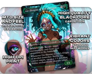 Go-Shintai of Life's Origin (Gyaru) proxy card size and print guide